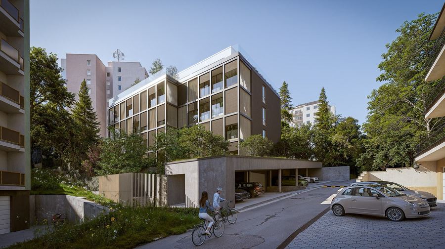 Vila Magurská, pohľad z Magurskej ulice